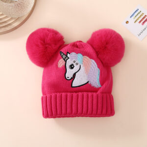 Unicorn-Rose Red / Elastic average size 1-4 years old