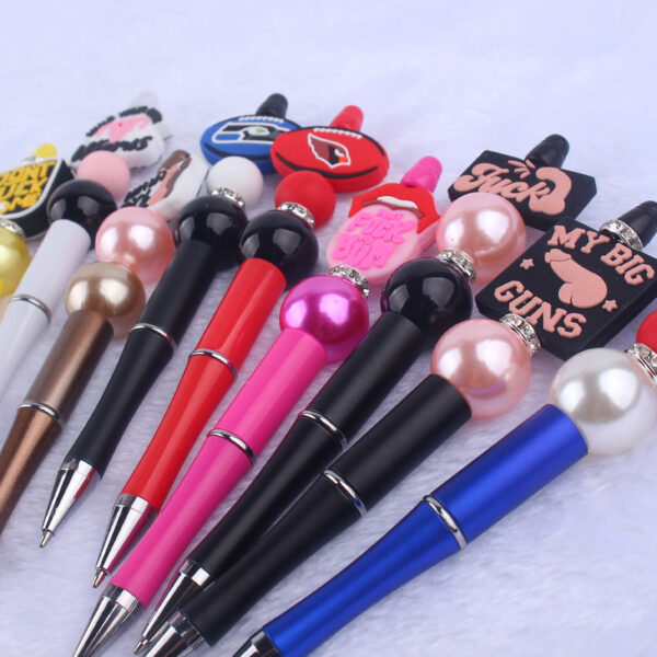 Wholesale Creative DIY Cartoon Cute Silicone Color Plastic Multifunctional Pen Ballpoint Pen