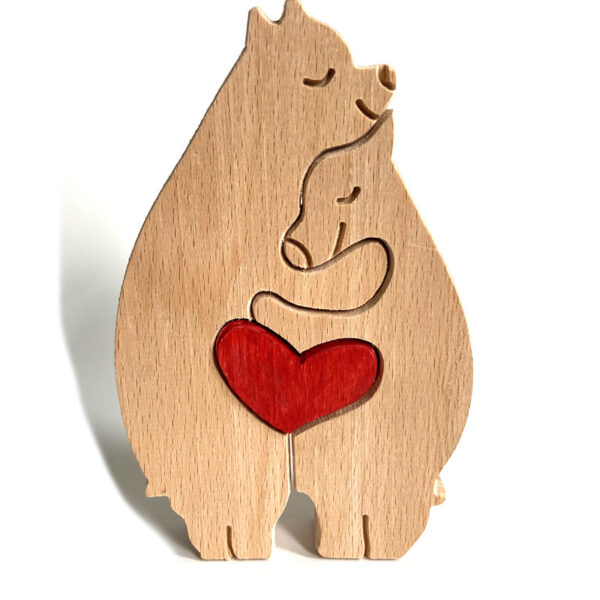 O1CN016QsKfS2A1Xps8XAu2_3370228143-0-cib Wholesale of Mother's Day Animal Family Wooden Ornaments