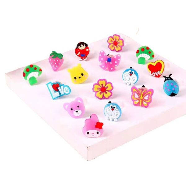 Wholesale 10PCS Children's Creative Cartoon Luminous Toys Rings