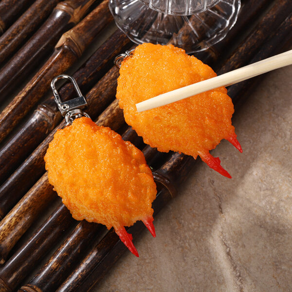 Wholesale PVC Imitation Gold Crab Claw Keychain