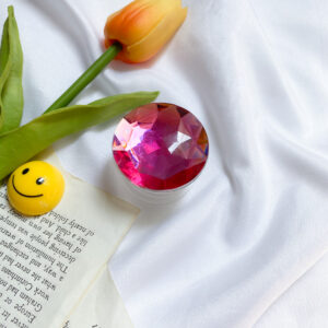 Big round drill bracket-Rose Red