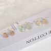 Wholesale Natural Crystal Irregular Rough Stone Handmade Earrings