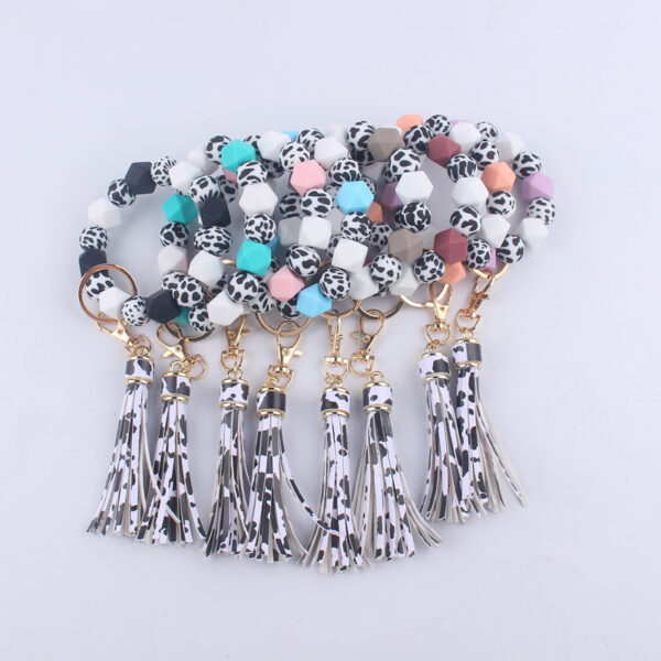 Wholesale Little Daisy Silicone Wrist Keychain