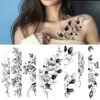 Wholesale Sketch Flower Tattoo Stickers