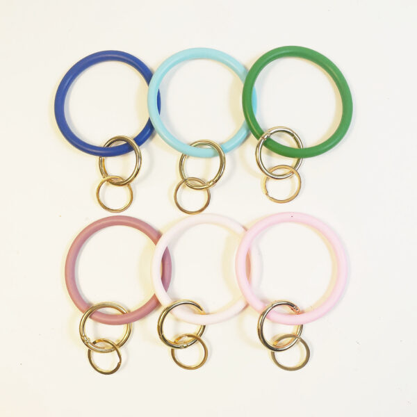 Wholesale Silicone Bracelet Anti-Lost Portable Wrist Keychain