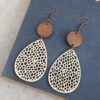 O1CN016TalBv1qyMbNbbE5q_2206372095564-0-cib Wholesale Vintage Hollow Spider Web Spliced Wood Chip Leather Earrings