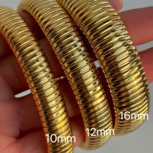 Width 16mm, length 18cm, Gold