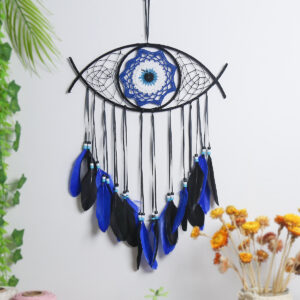 Ms9148a black devil eye dream catcher / φ36*38