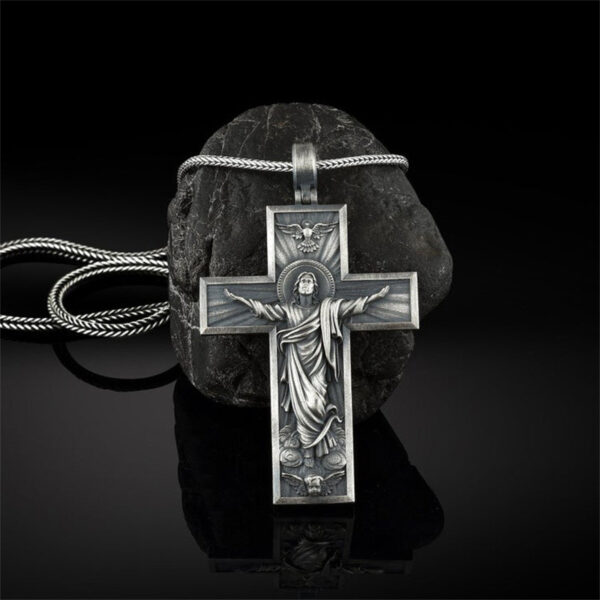 O1CN016Vjchj2E1mYDix7Nf_4126828685-0-cib Wholesale Cross Men's Vintage Style Alloy Necklaces
