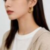 O1CN016VtGfN22lKxNZUZMS_986567160-0-cib Wholesale Bull Horn Bag Moon Alloy Earrings