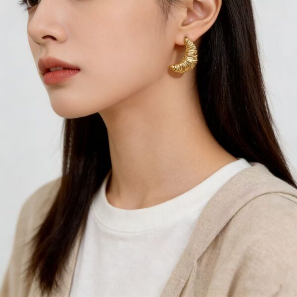 O1CN016VtGfN22lKxNZUZMS_986567160-0-cib Wholesale Bull Horn Bag Moon Alloy Earrings