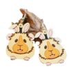 Wholesale Easter Cute Pig Rabbit Angora Rabbit Double-sided Wooden Earrings