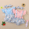 Wholesale Easter Print One Piece Polyester Baby Clothes
