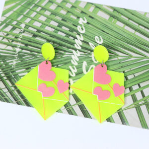 Fluorescent yellow envelope