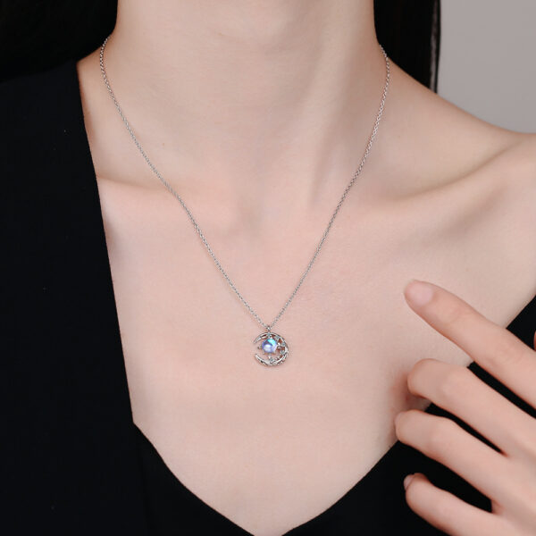 Wholesale Alloy Star Moon Necklace