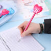 Wholesale Plastic Love Bow Gel Pen