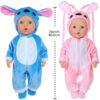 O1CN016dbPYS1dVt3rXkWIC_3193983742-0-cib Wholesale of 18 Inch American Girl Cartoon Animal Jumpsuit Dolls Cloth Clothes