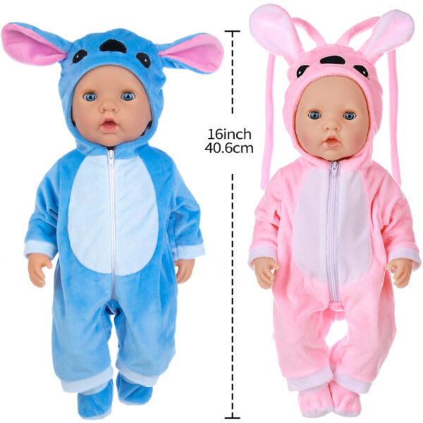 O1CN016dbPYS1dVt3rXkWIC_3193983742-0-cib Wholesale of 18 Inch American Girl Cartoon Animal Jumpsuit Dolls Cloth Clothes