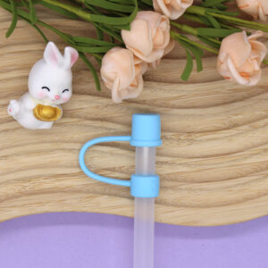 Light Blue -10mm / 10mm straw cap [without straw]]