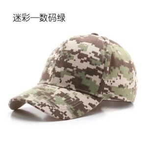 Camouflage cap-Digital Green / Adjustable