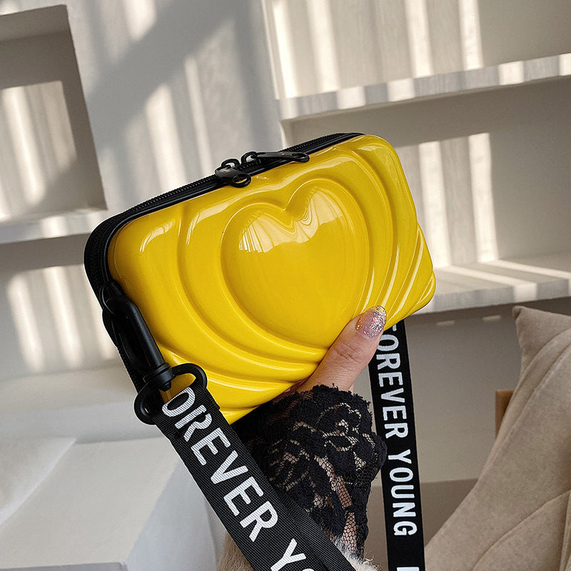 Wholesale PU Leopard Heart Bag