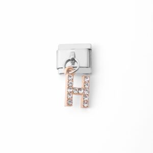 0749-18K Zircon Letter H