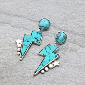 O1CN016jcWzy2KhMImrOthX__3295829588-0-cib Wholesale Lightning Strike Lightning Turquoise Alloy Earrings