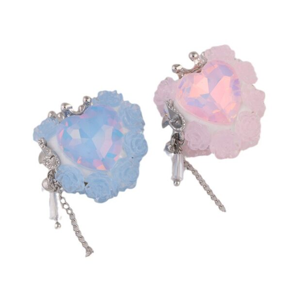 O1CN016mobEu1DdxzZiyFZ4_2491030240-0-cib Wholesale Color Changing Love Zircon Crown Soft Ceramic Diamond Ball with Straight Hole Beads