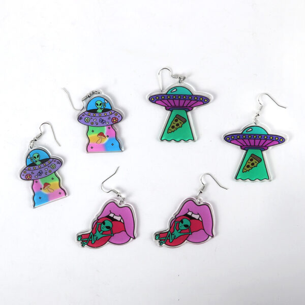 O1CN016nGfNA27ScTVN7XE7_3843297796-0-cib Wholesale Punk Alien Acrylic Earrings