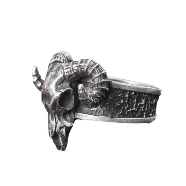 O1CN016nKR4O22DRUByWwh1_1598777086-0-cib Wholesale Ram Horn Skull Metal Ring