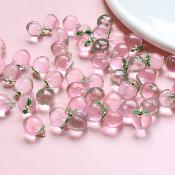 Wholesale Resin Pink Aqua Honey Peach Beads