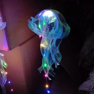 1#Green finished product assembly-free jellyfish lamp