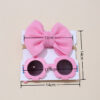 Wholesale Fabric Kids Headband Sunglasses Set