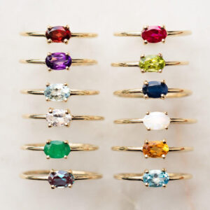 O1CN016pDHav1sJiasC5YEu__2211980445746-0-cib Wholesale 18K Gold 12 Zodiac Birthstone Stainless Steel Rings