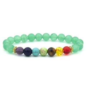 Dongling Jade colorful bracelet