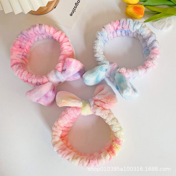 O1CN016pzcHN1TozEfyP5dO_2213811252430-0-cib Wholesale Fabric Tie Dyed Bow Tie Hair Hoop