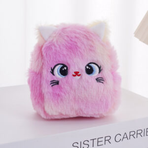 B50 plush key bag color cat rose red