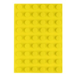 A6 polka dot notebook (yellow) - button color random