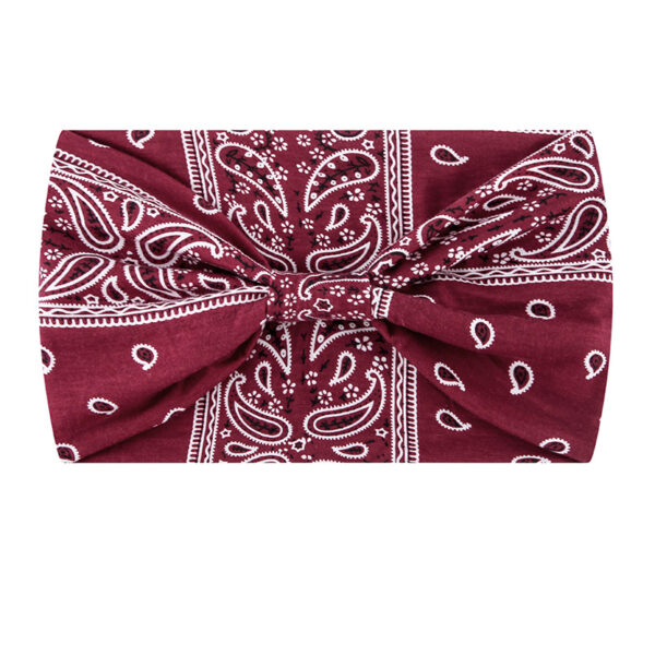 Wholesale Bohemian Print Solid Color Fabric Headband