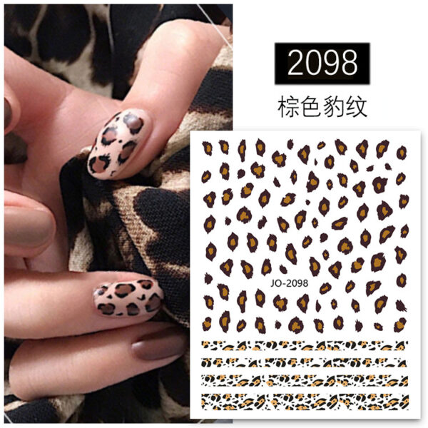 Wholesale Leopard Print Resin Nail Enhancement
