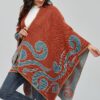 Wholesale Imitation Cashmere Cape Scarves