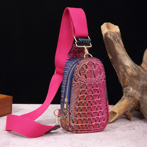 O1CN016wX1K91bYyPE7HaoJ_2209154643478-0-cib-1 Wholesale PU Wide Shoulder Strap Women's Crocodile Pattern Chest Bag Waist Bag Crossbody Bag