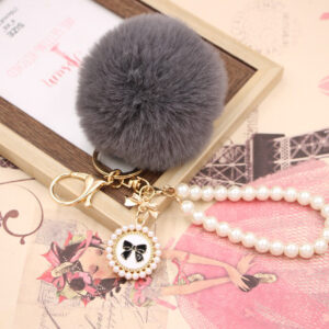 Dark gray / Pearl Bow