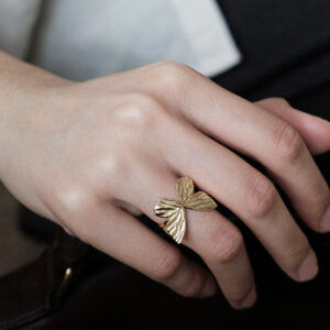 Butterfly Ring Golden / Adjustable opening