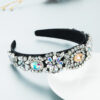 Wholesale Wide-brimmed Personalized Headband with Diamonds