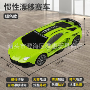 [naked] inertial drift car-green
