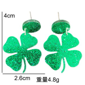 Coarse powder single four-leaf clover