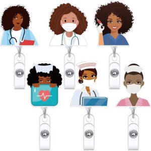 Wholesale Doctor Nurse Badge Scroll Retractable Keychain