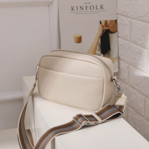 Wholesale Solid Color PU Messenger Shoulder Bag